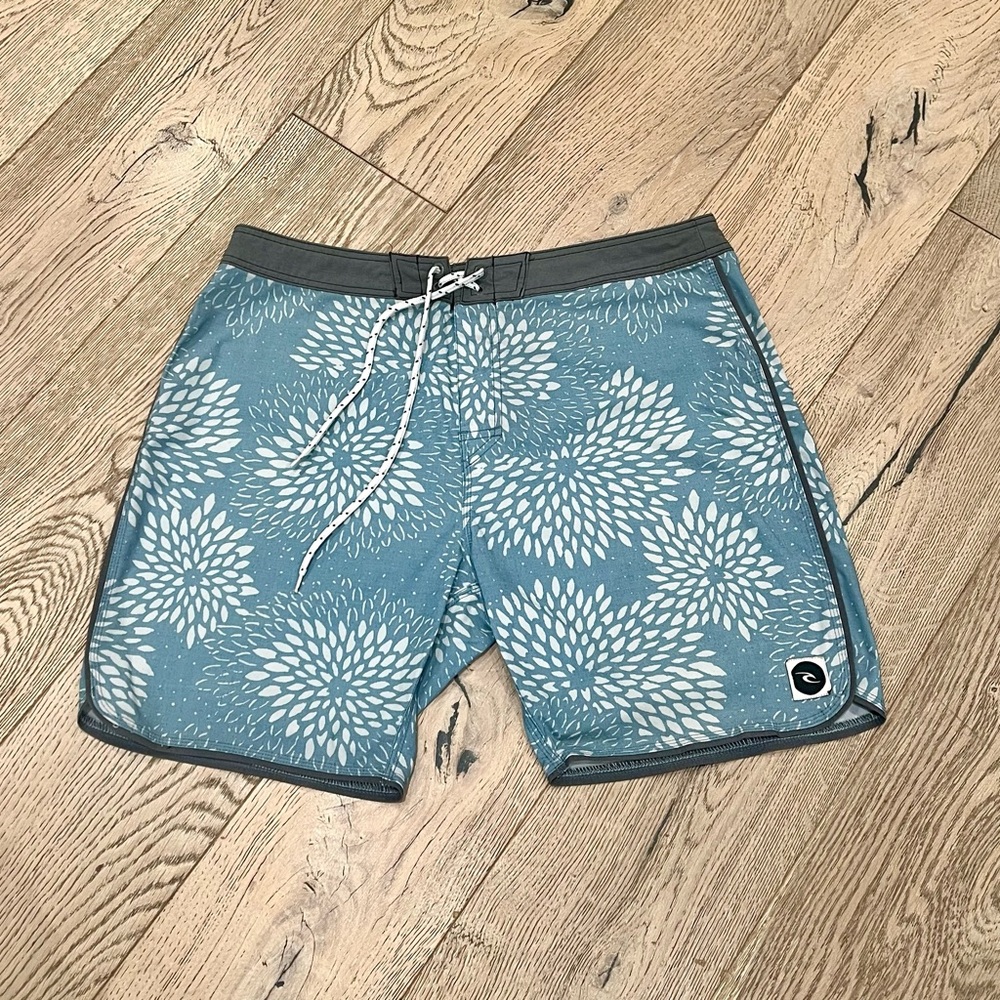 Rip Curl Men's Blue Floral Board Shorts